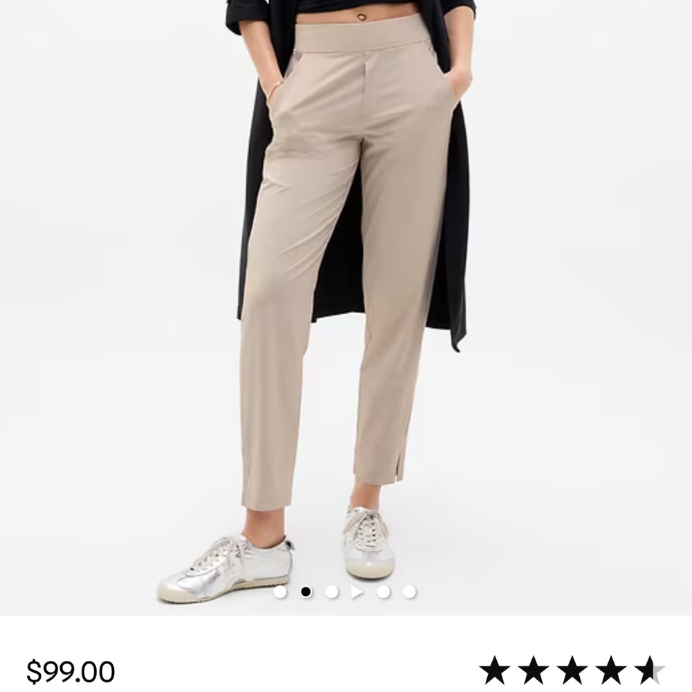 Athleta Brooklyn Ankle Pant Mid Rise